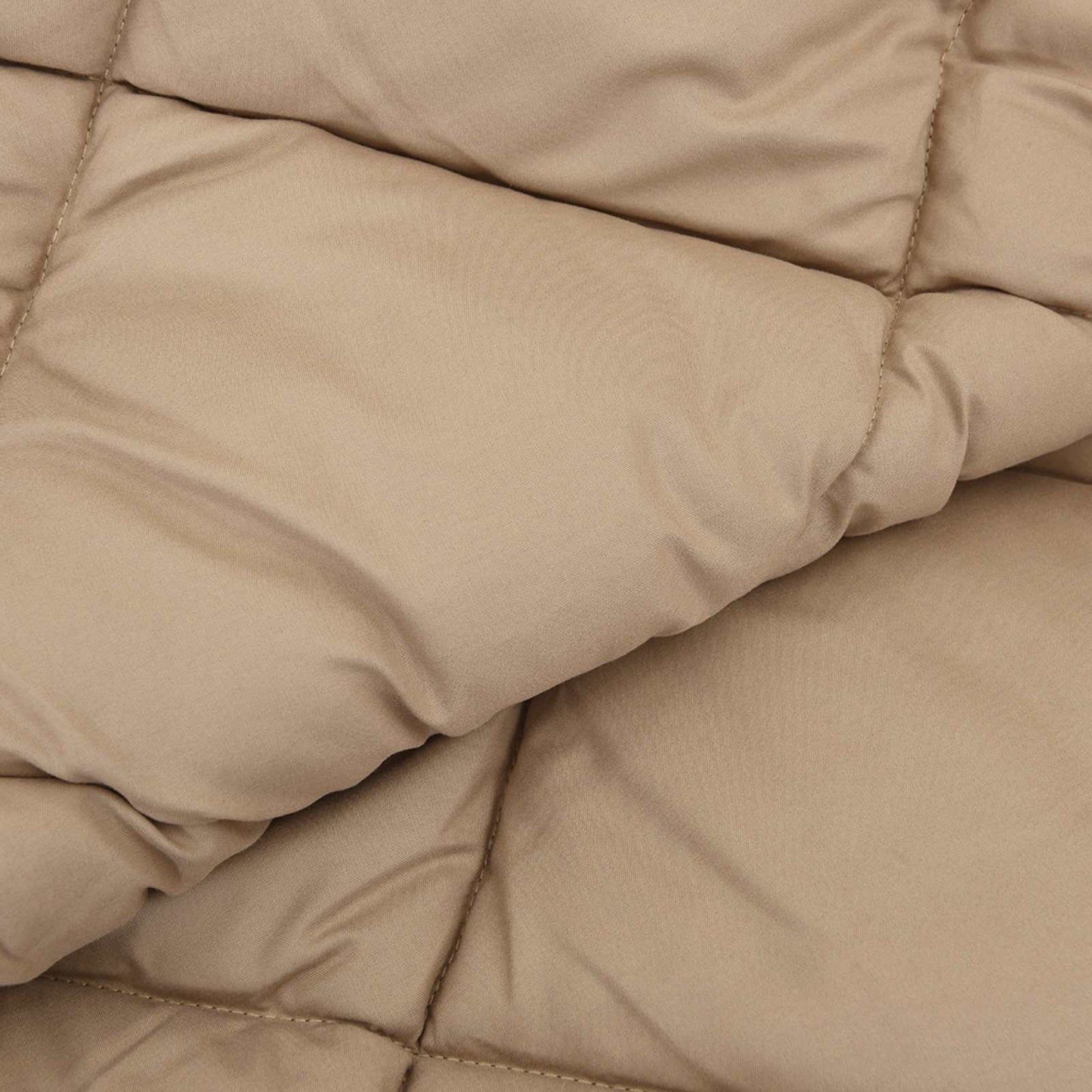 Winter Duvet Taupe 220 x 240 cm Microfiber