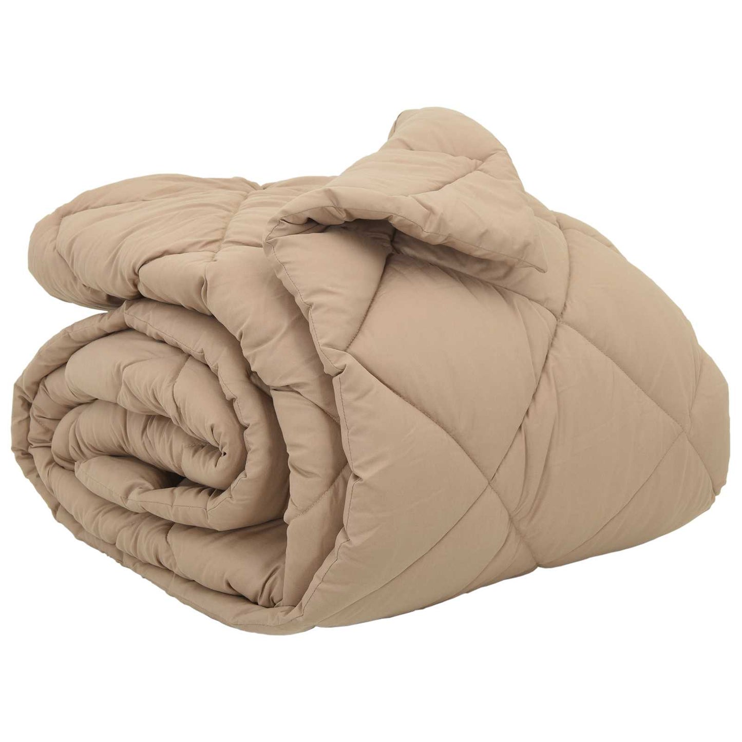 Winter Duvet Taupe 240 x 260 cm Microfiber