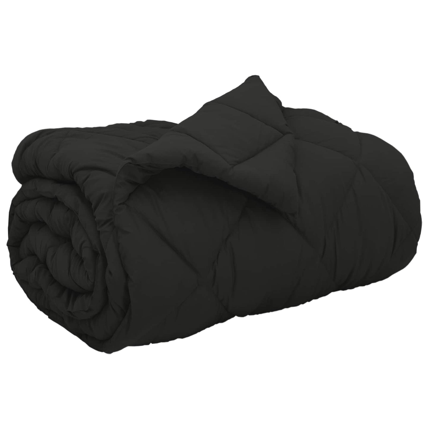 Winter Duvet Black 155 x 220 cm Microfiber
