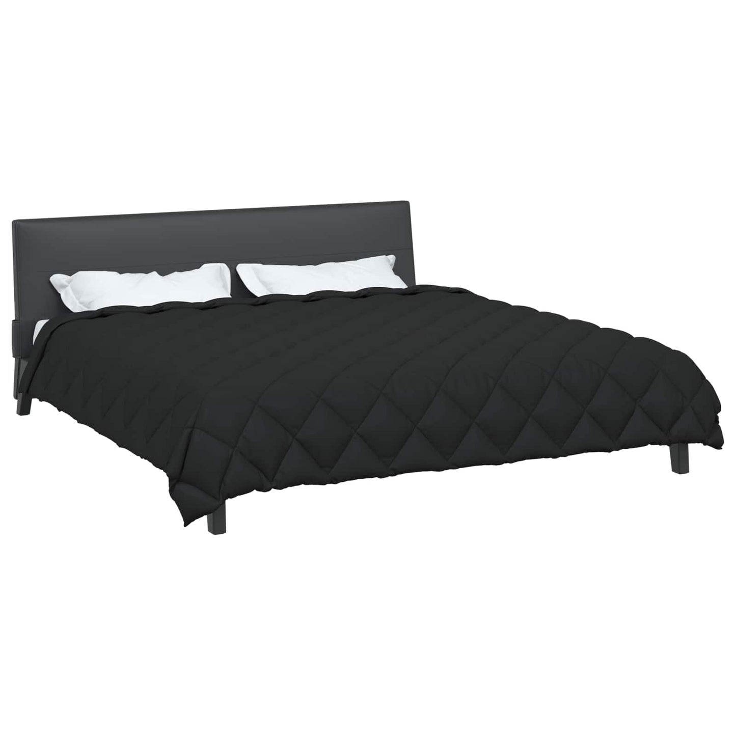 Winter Duvet Black 200 x 220 cm Microfiber