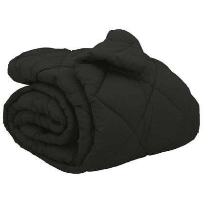 Winter Duvet Black 220 x 240 cm Microfiber