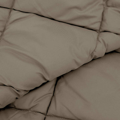 Winter Duvet Light Grey 140 x 200 cm Microfiber