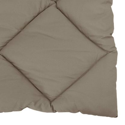 Winter Duvet Light Grey 140 x 200 cm Microfiber