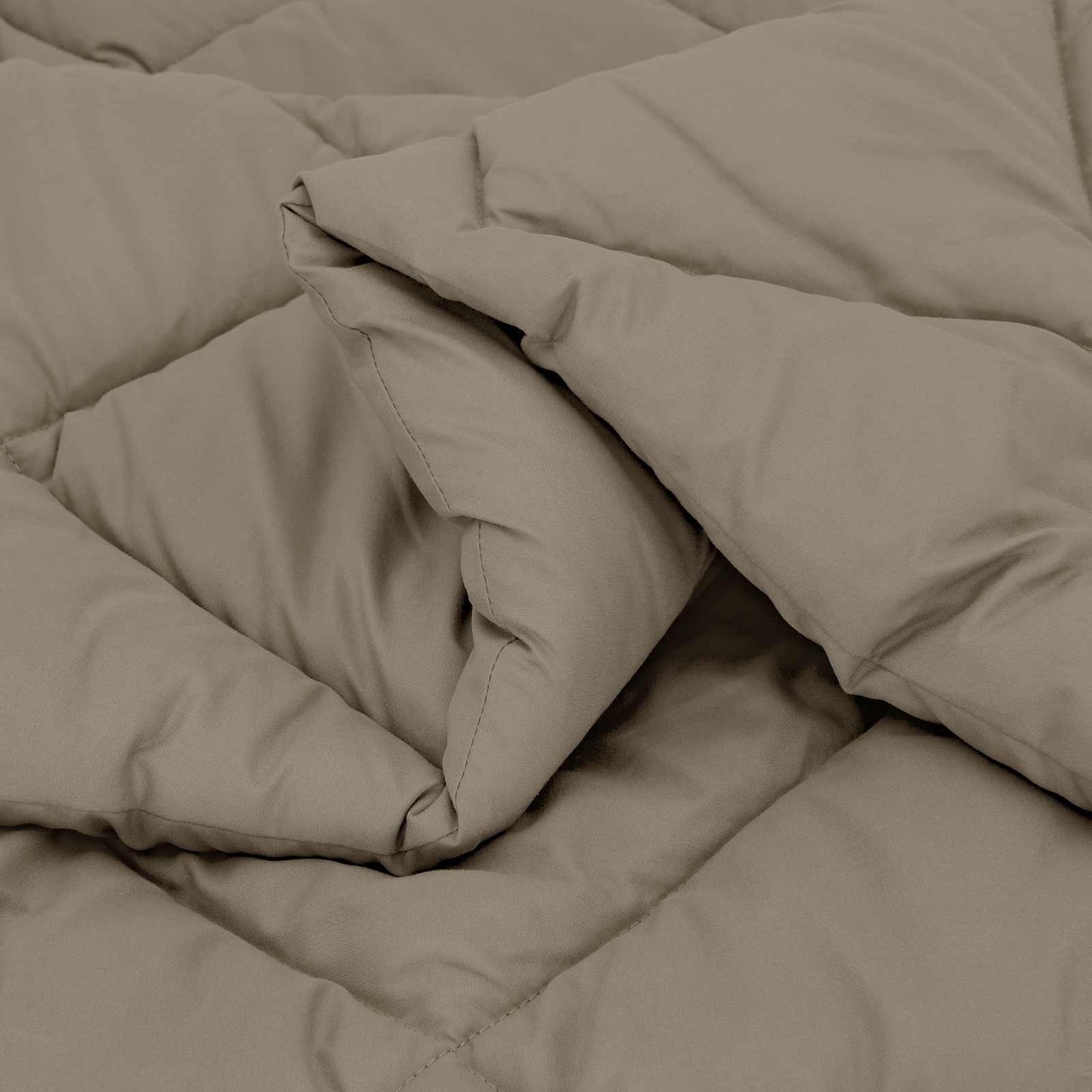 Winter Duvet Light Grey 140 x 220 cm Microfiber