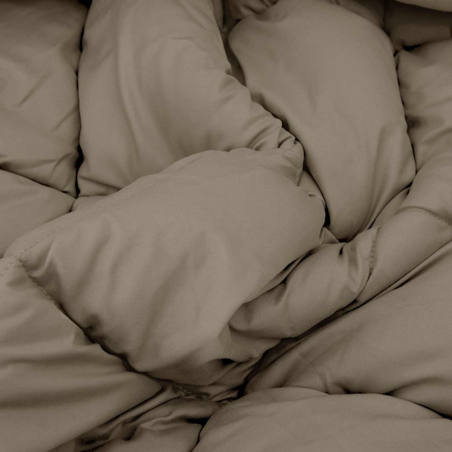Winter Duvet Light Grey 140 x 220 cm Microfiber