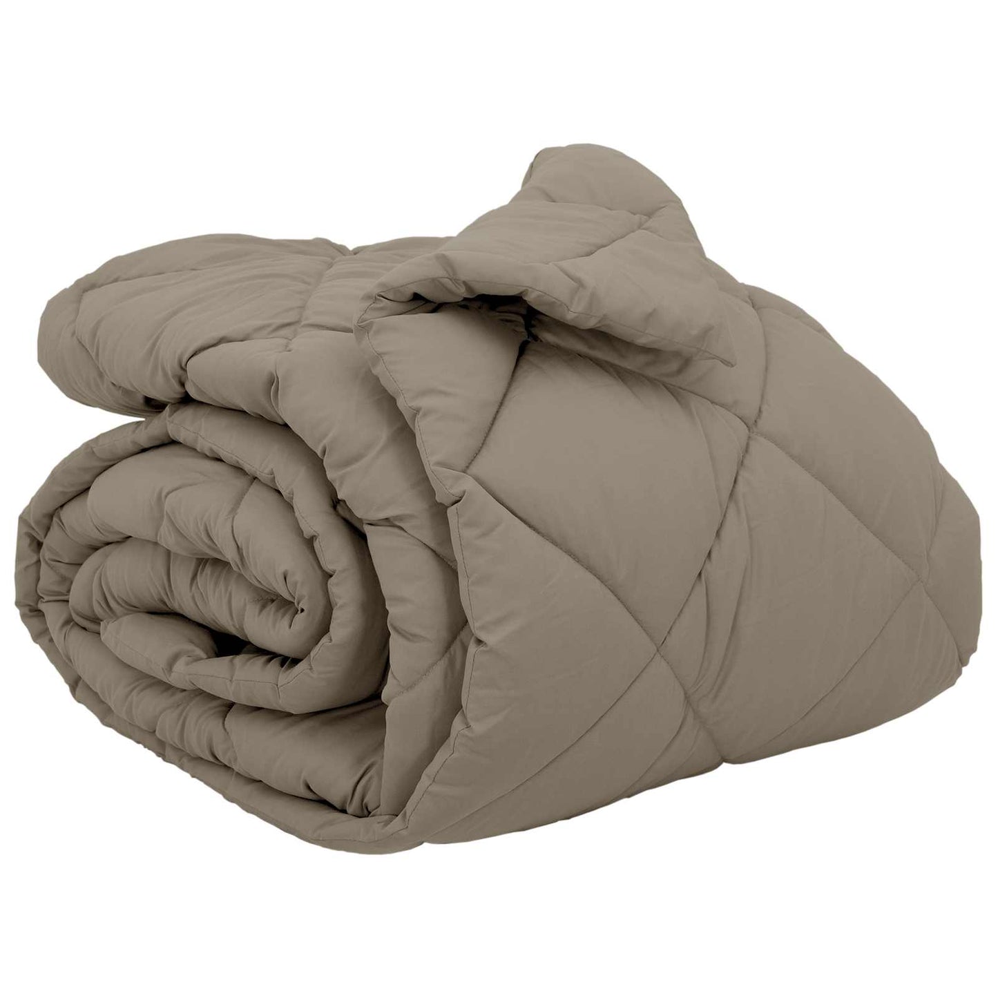 Winter Duvet Light Grey 220 x 260 cm Microfiber