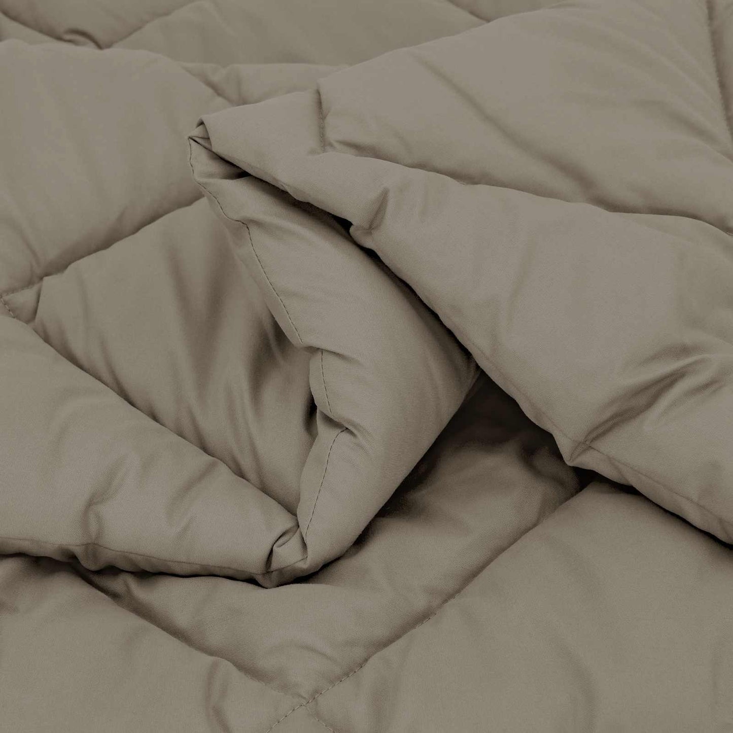 Winter Duvet Light Grey 240 x 260 cm Microfiber