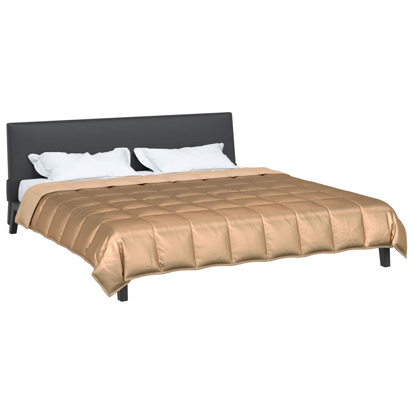 Summer Duvet Gold 220 x 260 cm Satin and Microfiber