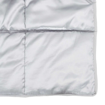 Summer Duvet Silver 155 x 220 cm Satin and Microfiber