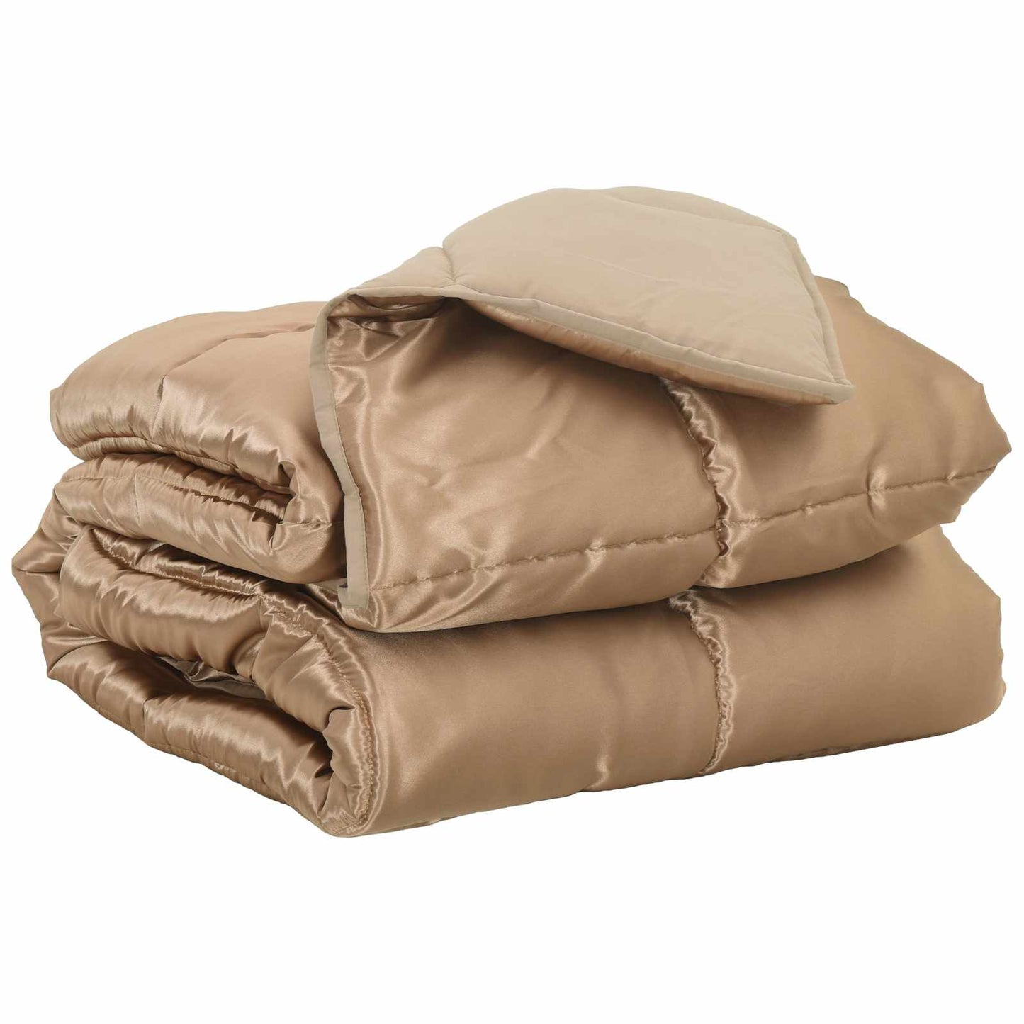 Full Year Duvet Gold 200 x 200 cm Satin and Microfiber