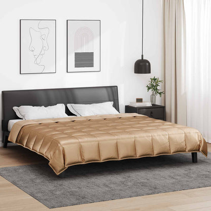 Full Year Duvet Gold 200 x 220 cm Satin and Microfiber