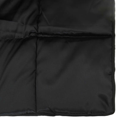 Full Year Duvet Black 200 x 240 cm Satin and Microfiber