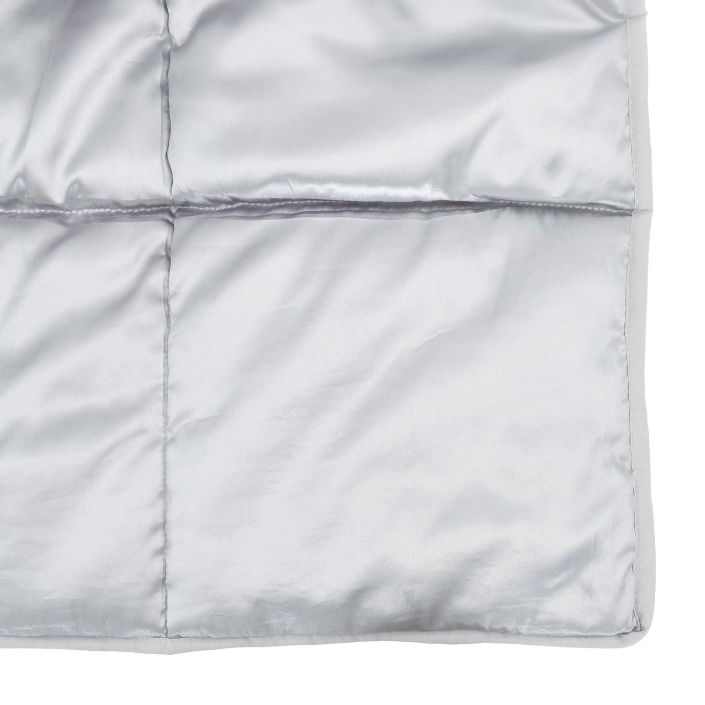 Full Year Duvet Silver 200 x 200 cm Satin and Microfiber