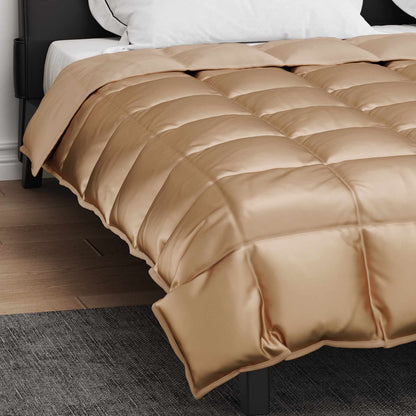 Winter Duvet Gold 200 x 240 cm Satin and Microfiber