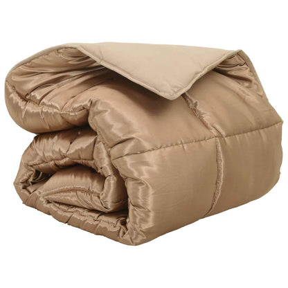 Winter Duvet Gold 135 x 220 cm Satin and Microfiber