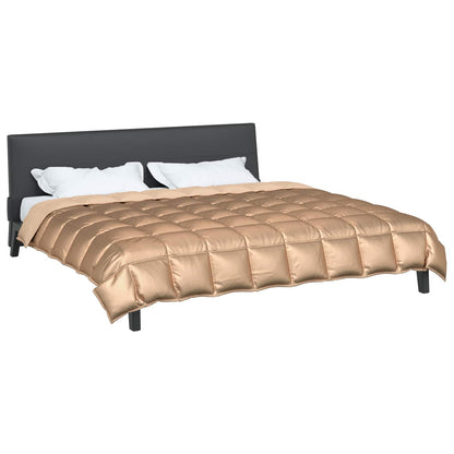 Winter Duvet Gold 220 x 240 cm Satin and Microfiber