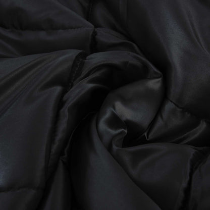 Winter Duvet Black 140 x 200 cm Satin and Microfiber