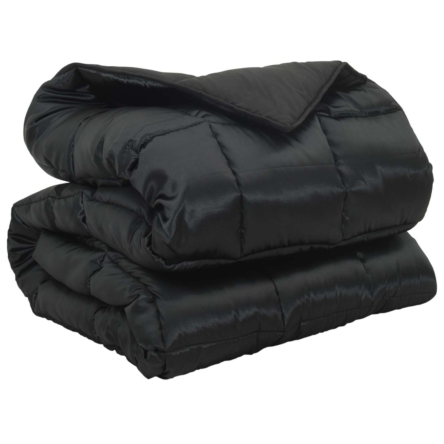 Winter Duvet Black 220 x 260 cm Satin and Microfiber