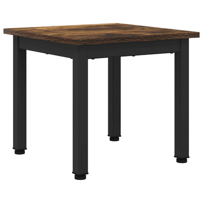 Coffee Table Smoke Oak 40 x 40 x 36 cm Engineered Wood
