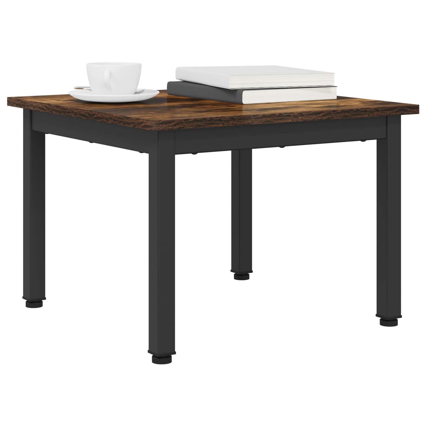Coffee Table Smoke Oak 50 x 50 x 36 cm Engineered Wood