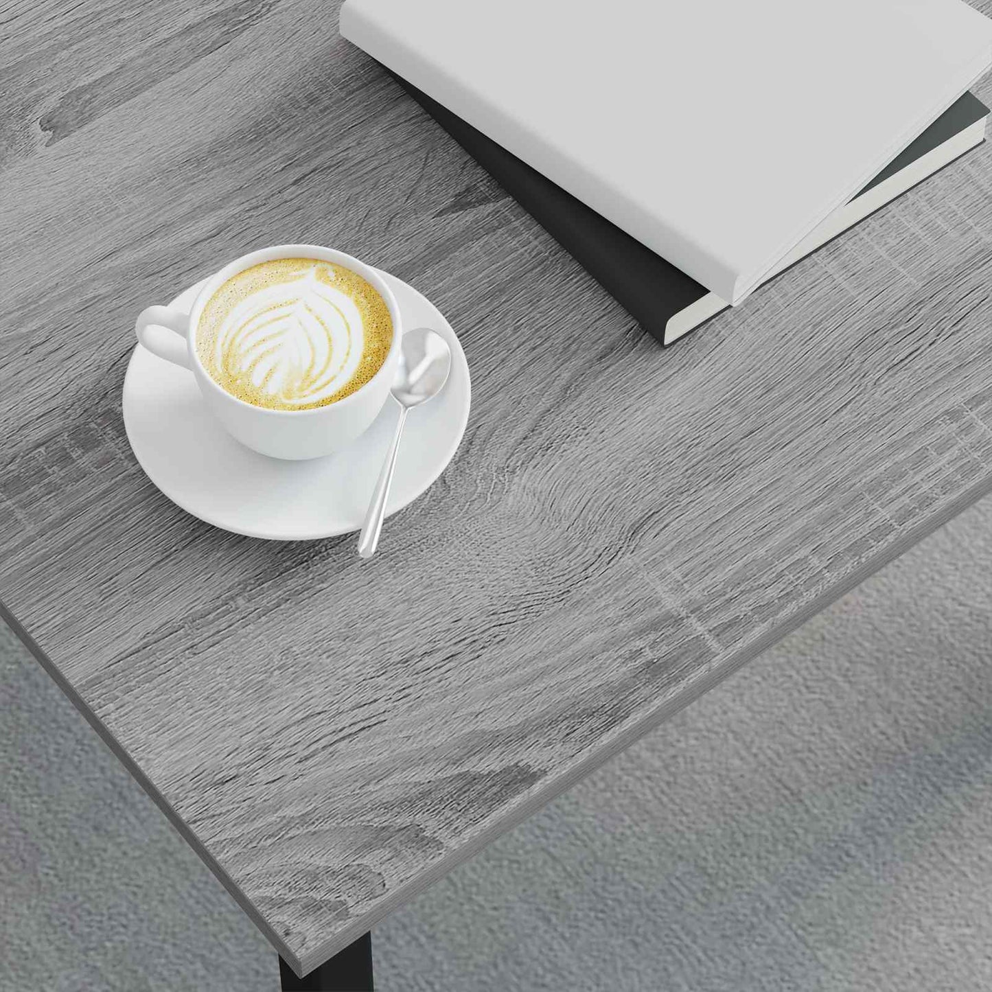 Coffee Table Grey Sonoma 50 x 50 x 36 cm Engineered Wood
