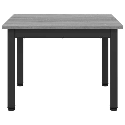 Coffee Table Grey Sonoma 50 x 50 x 36 cm Engineered Wood