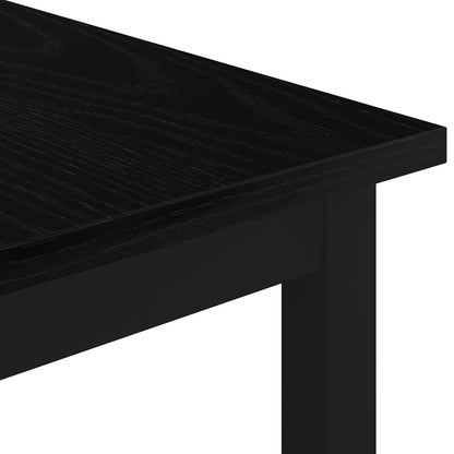 Coffee Table Black Oak 60 x 30 x 36 cm Engineered Wood