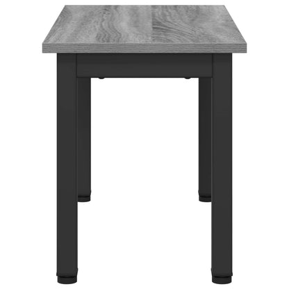 Coffee Table Grey Sonoma 60 x 30 x 36 cm Engineered Wood
