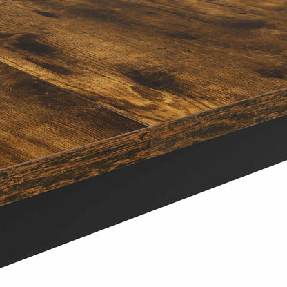 Coffee Table Smoke Oak 60 x 60 x 36 cm Engineered Wood