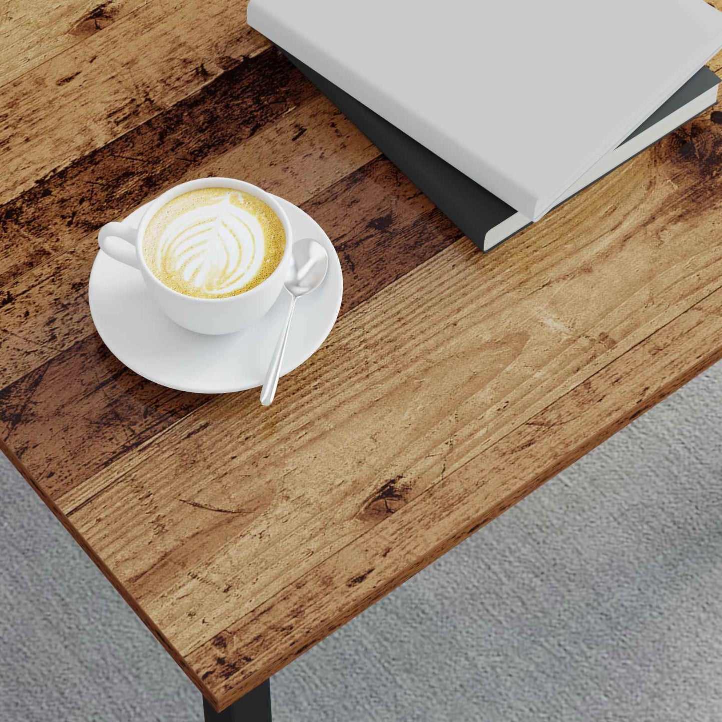Coffee Table Old Wood 60 x 60 x 36 cm Engineered Wood