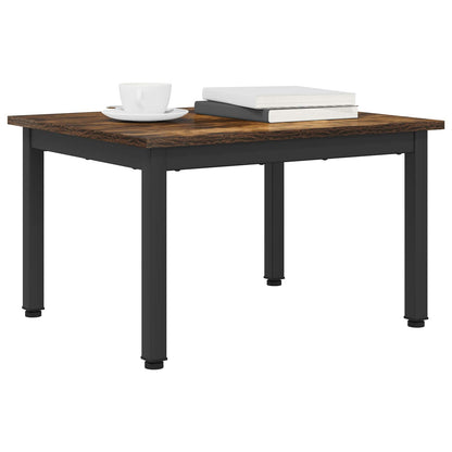 Coffee Table Smoke Oak 60 x 50 x 36 cm Engineered Wood