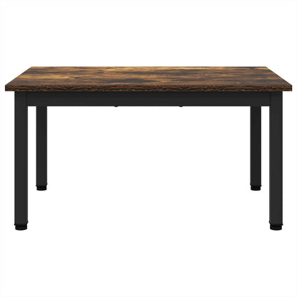 Coffee Table Smoke Oak 70 x 50 x 36 cm Engineered Wood