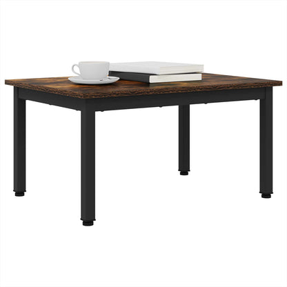 Coffee Table Smoke Oak 70 x 50 x 36 cm Engineered Wood