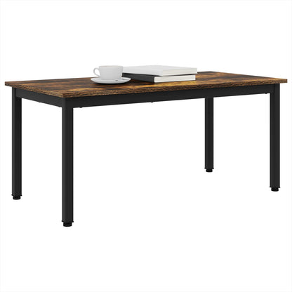Coffee Table Smoke Oak 100 x 50 x 45 cm Engineered Wood