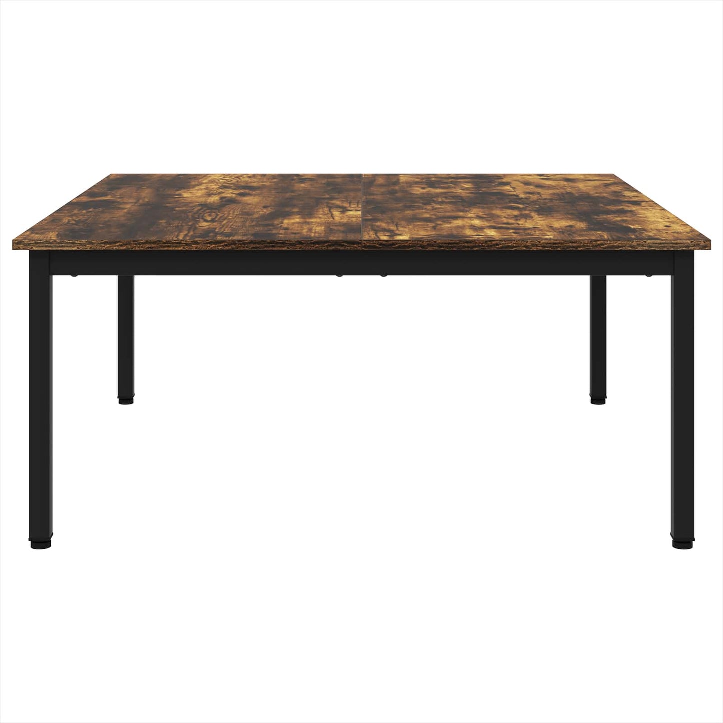 Coffee Table Smoke Oak 100 x 100 x 45 cm Engineered Wood