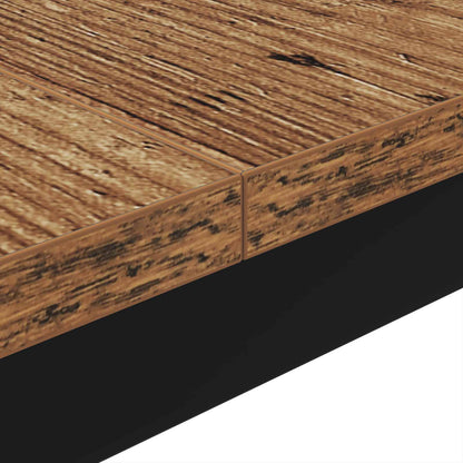 Coffee Table Old Wood 100 x 100 x 45 cm Engineered Wood