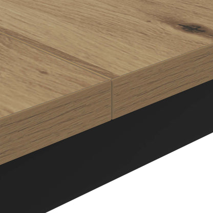 Coffee Table Artisian Oak 100 x 100 x 45 cm Engineered Wood