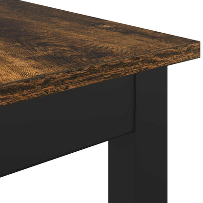Bench Smoke Oak 80 x 35 x 45 cm Engineered Wood