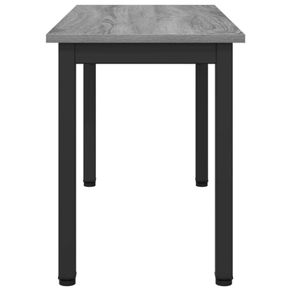 Bench Grey Sonoma 80 x 35 x 45 cm Engineered Wood