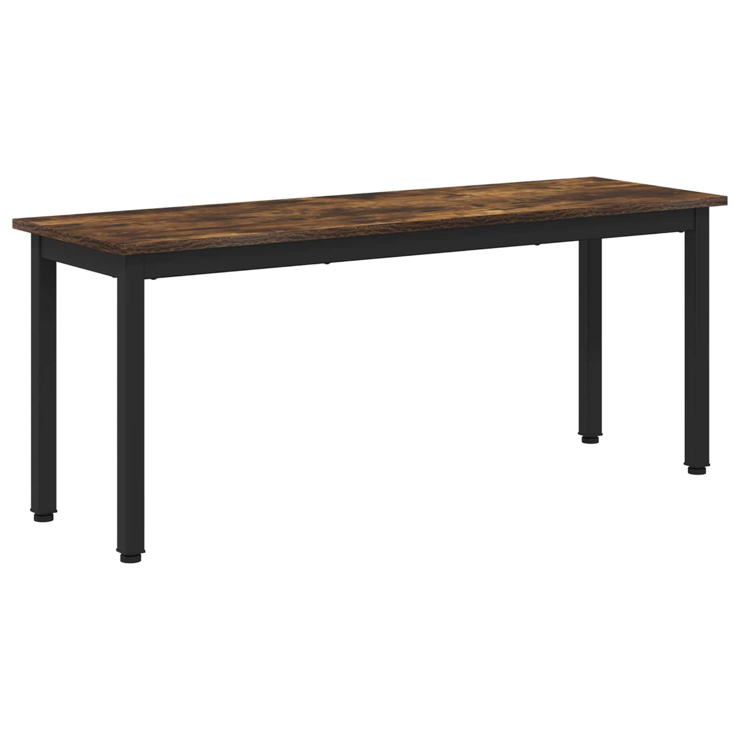 Bench Smoke Oak 110 x 35 x 45 cm Engineered Wood