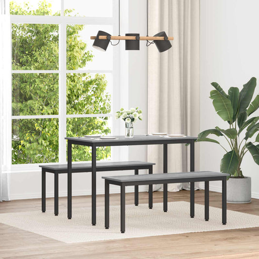 Bench Grey Sonoma 110 x 35 x 45 cm Engineered Wood