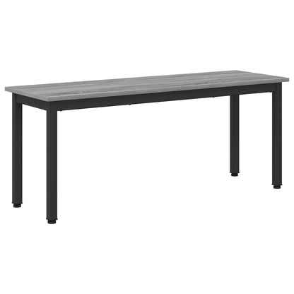 Bench Grey Sonoma 110 x 35 x 45 cm Engineered Wood