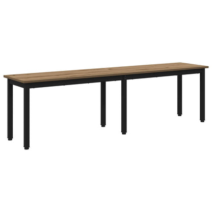 Bench Artisian Oak 160 x 35 x 45 cm Engineered Wood