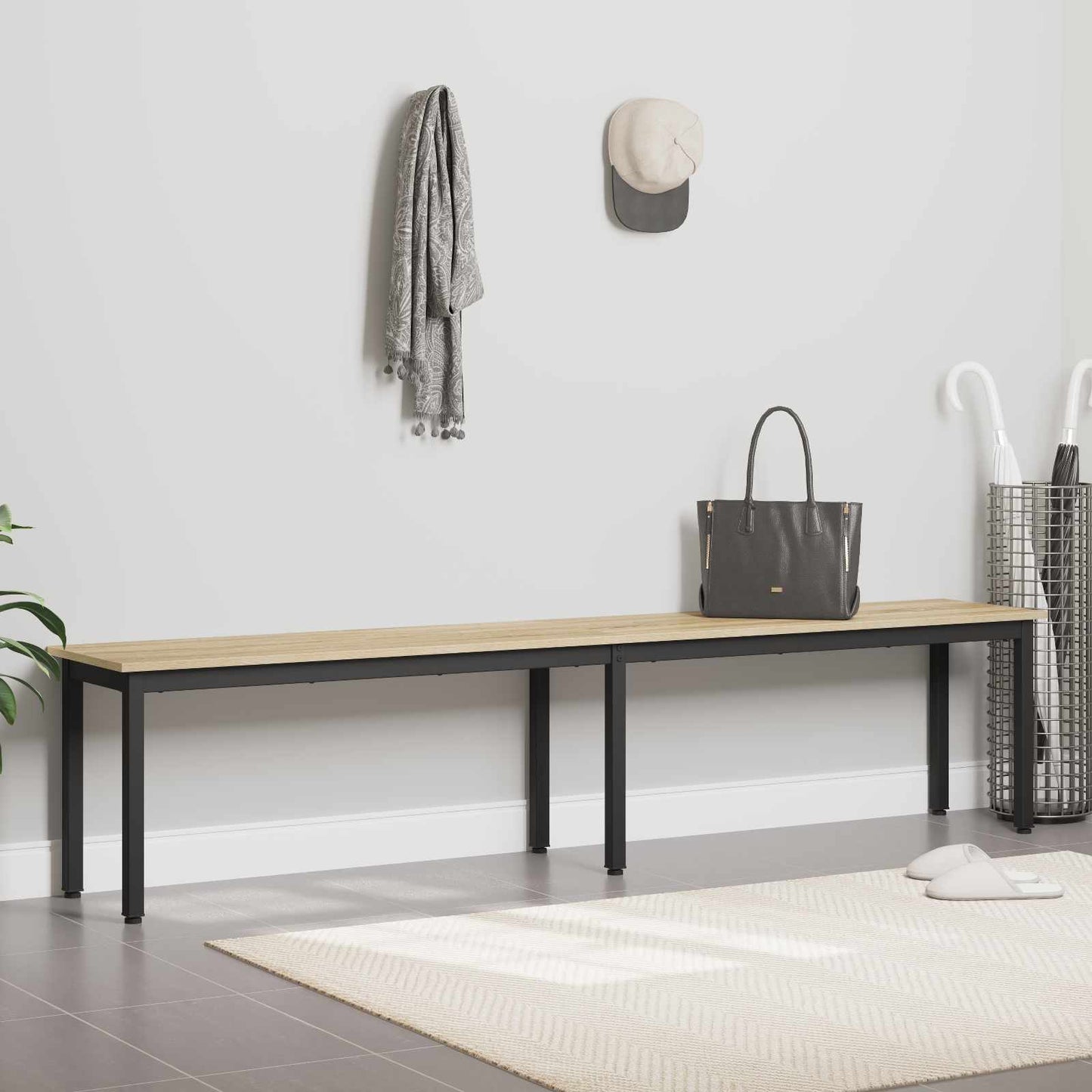 Bench Sonoma 200 x 35 x 45 cm Engineered Wood