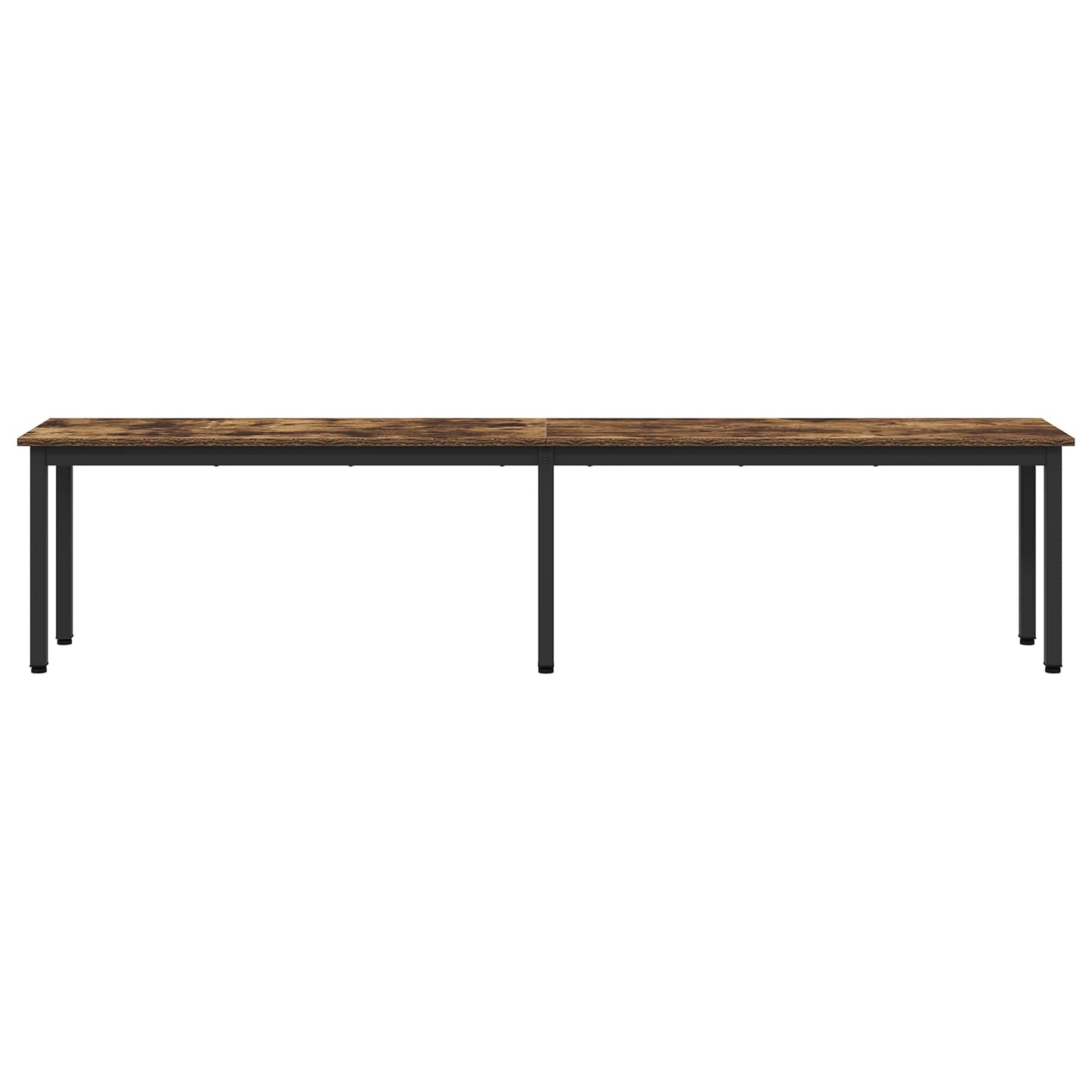 Bench Smoke Oak 200 x 35 x 45 cm Engineered Wood