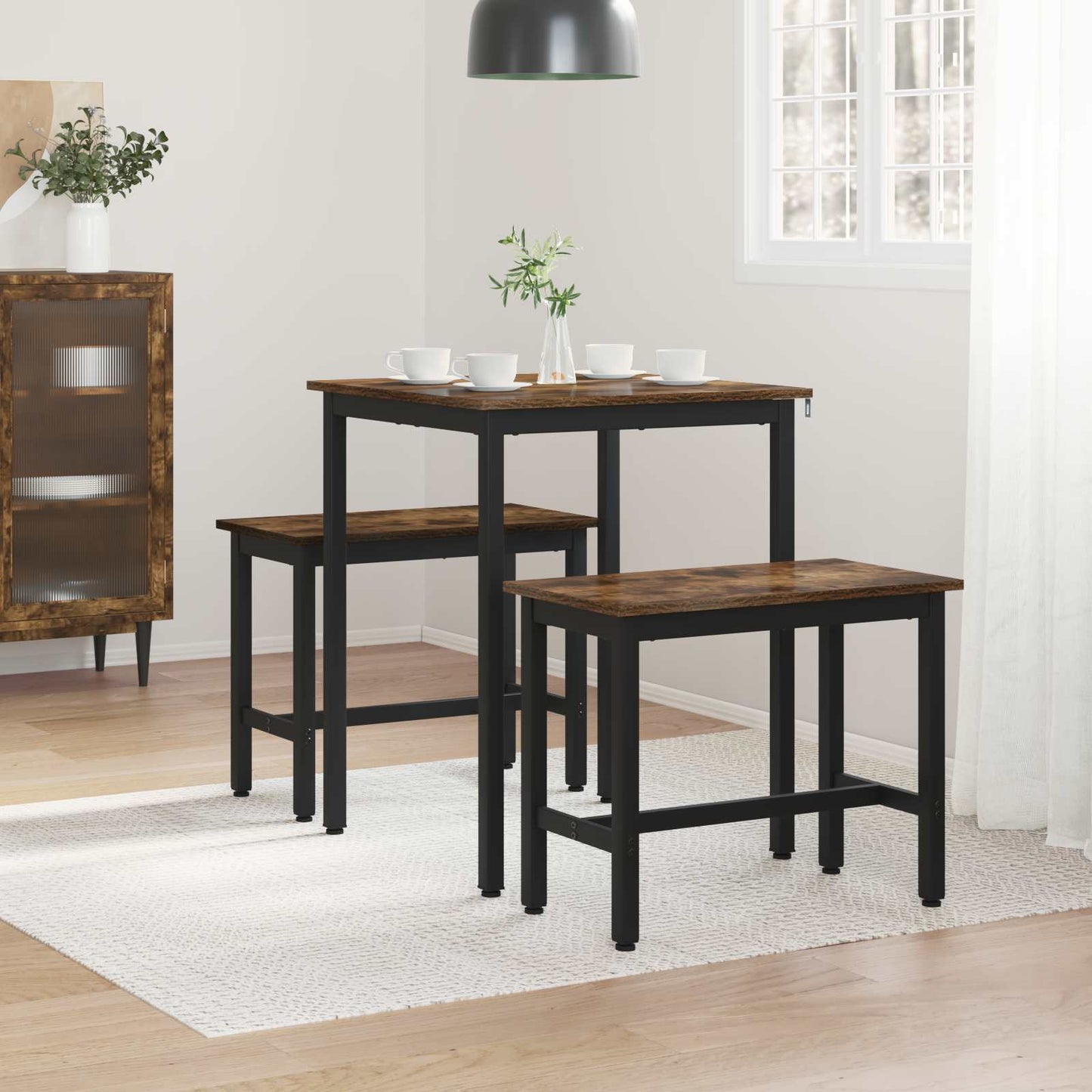 Dining Tables 60 x 60 x 75 cm METAL Square