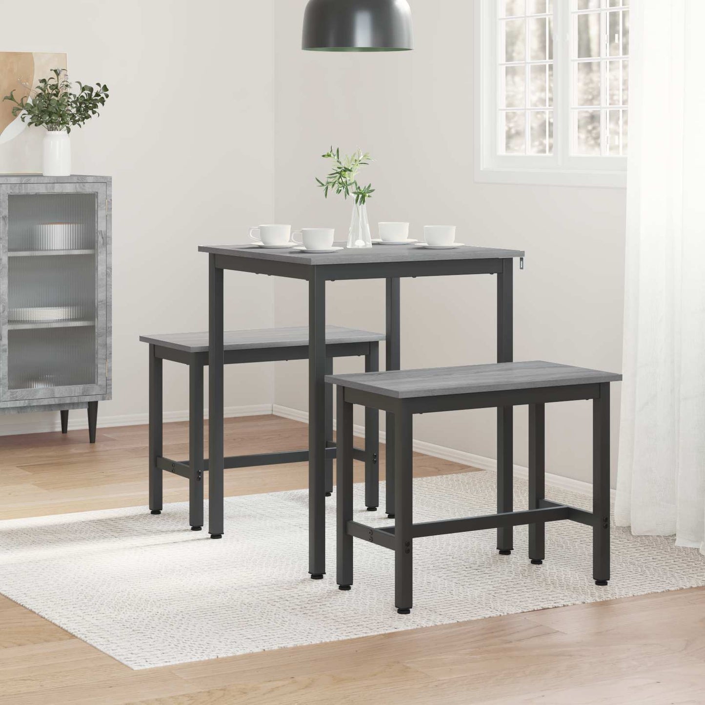 Dining Tables 60 x 60 x 75 cm METAL Square