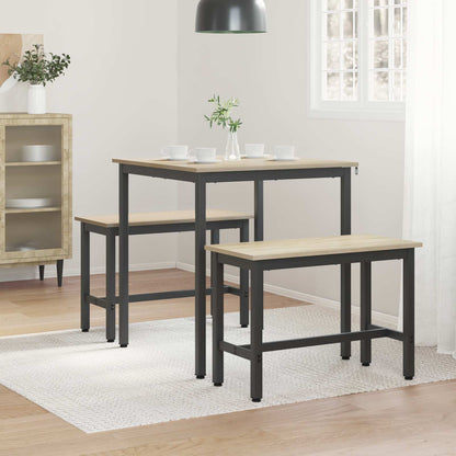 Dining Tables 70 x 70 x 75 cm METAL Square