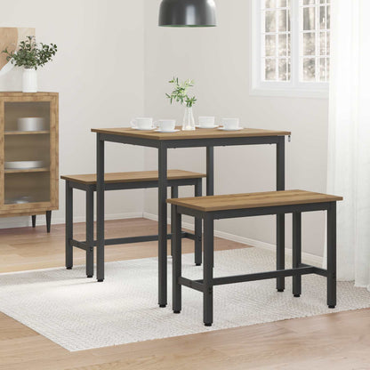 Dining Tables 70 x 70 x 75 cm METAL Square