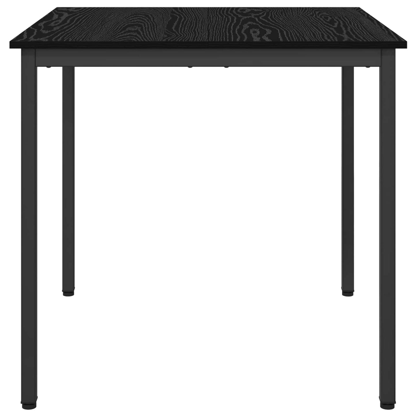Dining Tables 80 x 80 x 75 cm Engineered Wood Black Oak Square